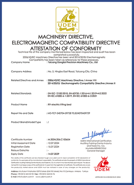 Certificati di Dongtai